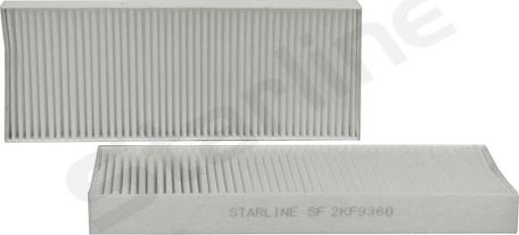 Starline SF 2KF9360 - Фільтр, повітря у внутрішній простір autocars.com.ua
