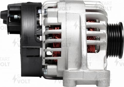 StartVOLT LG 1661 - Генератор Fiat Albea 02--500 07--Doblo 01- 1.4i 105A LG 1661 СтартВОЛЬТ autocars.com.ua