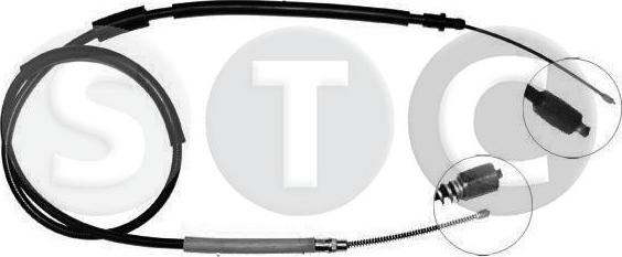 STC T480155 - Трос, гальмівна система autocars.com.ua
