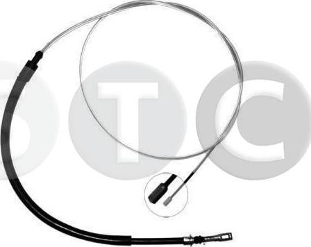 STC T480206 - Тросик, cтояночный тормоз autodnr.net