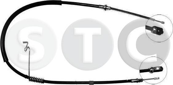 STC T480223 - Трос, гальмівна система autocars.com.ua