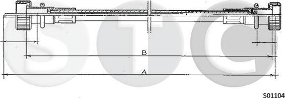 STC T480465 - Тросик спідометра autocars.com.ua