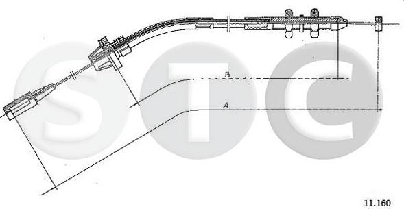 STC T480671 - Тросик газу autocars.com.ua