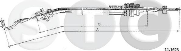STC T480685 - Тросик газу autocars.com.ua