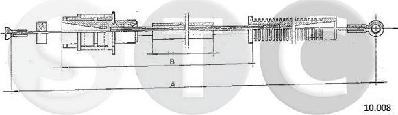 STC T480875 - Тросик газу autocars.com.ua