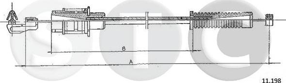 STC T480879 - Тросик газу autocars.com.ua