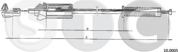 STC T480898 - Тросик газу autocars.com.ua