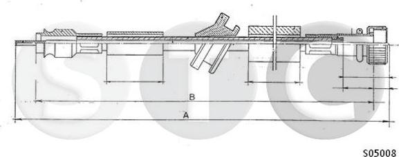STC T480918 - Тросик спідометра autocars.com.ua