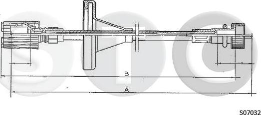 STC T481177 - Тросик спідометра autocars.com.ua