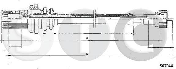 STC T481239 - Тросик спідометра autocars.com.ua