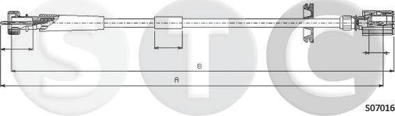 STC T481245 - Тросик спідометра autocars.com.ua