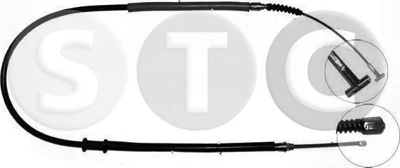 STC T481280 - Трос, гальмівна система autocars.com.ua
