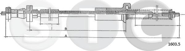 STC T481424 - Тросик газу autocars.com.ua