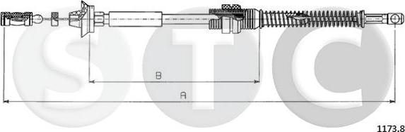 STC T481548 - Тросик газу autocars.com.ua