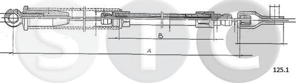 STC T481570 - Тросик стартера autocars.com.ua