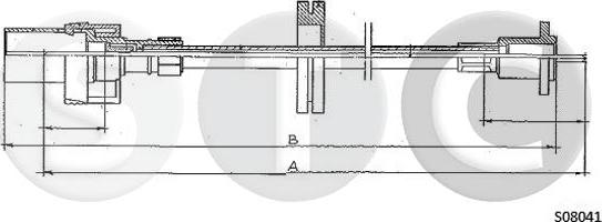 STC T481718 - Тросик спідометра autocars.com.ua