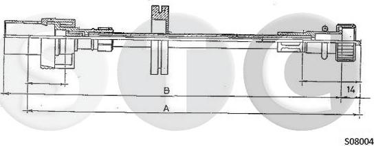 STC T481733 - Тросик спідометра autocars.com.ua