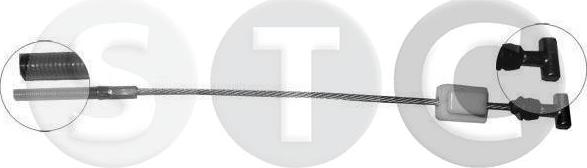 STC T481798 - Тросик, cтояночный тормоз autodnr.net