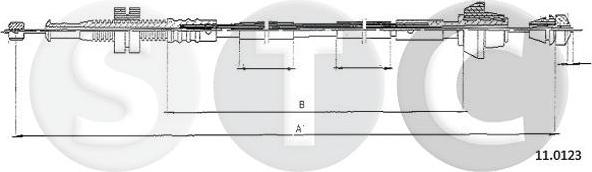 STC T481903 - Тросик газу autocars.com.ua