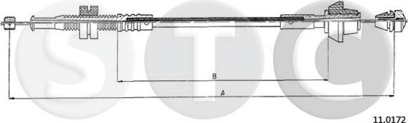 STC T481907 - Тросик газу autocars.com.ua