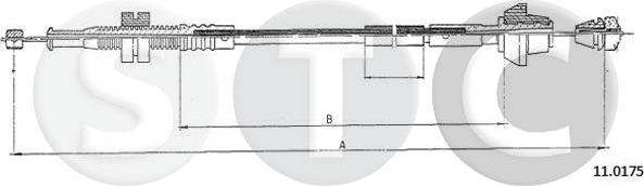 STC T481910 - Тросик газу autocars.com.ua