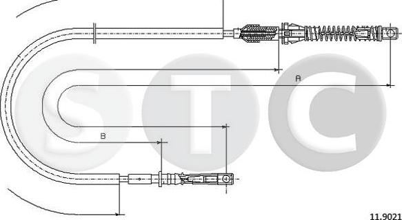 STC T481918 - Тросик газу autocars.com.ua