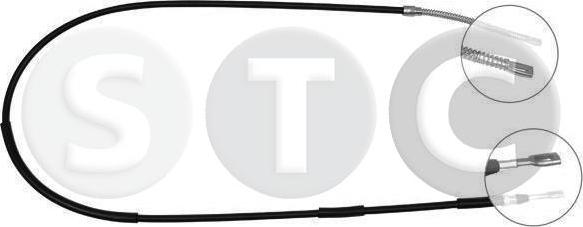 STC T482038 - Тросик, cтояночный тормоз autodnr.net