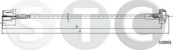 STC T482242 - Тросик спідометра autocars.com.ua