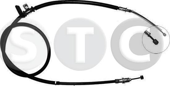 STC T482253 - Тросик, cтояночный тормоз avtokuzovplus.com.ua