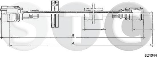 STC T482986 - Тросик спідометра autocars.com.ua