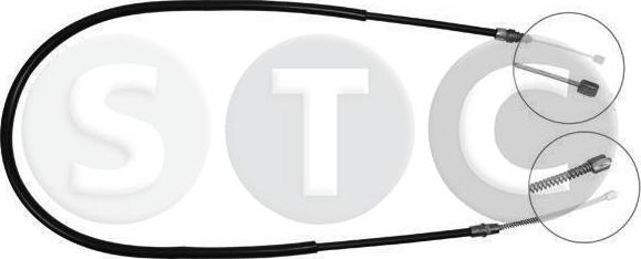 STC T483023 - Трос, гальмівна система autocars.com.ua