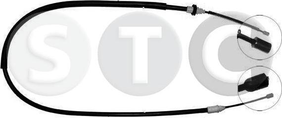 STC T483076 - Тросик, cтояночный тормоз autodnr.net