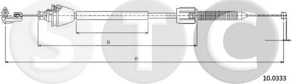 STC T483190 - Тросик газа autodnr.net