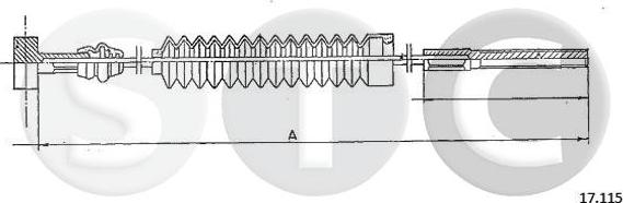 STC T483389 - Тросик, cтояночный тормоз avtokuzovplus.com.ua