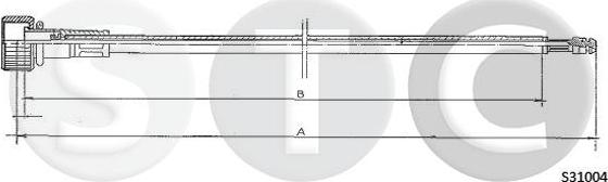 STC T483645 - Тросик спідометра autocars.com.ua