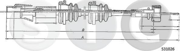 STC T483684 - Тросик спідометра autocars.com.ua