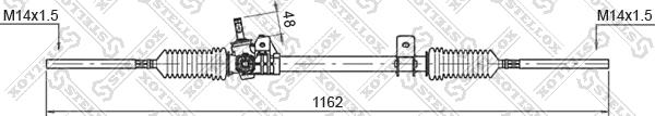 Stellox 00-35003-SX - Рулевой механизм, рейка autodnr.net