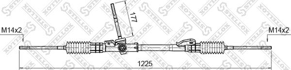 Stellox 00-35015-SX - Рулевой механизм, рейка avtokuzovplus.com.ua