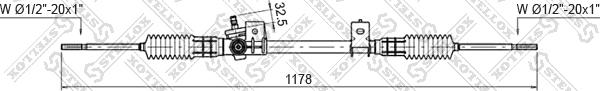 Stellox 00-35030-SX - Рулевой механизм, рейка avtokuzovplus.com.ua