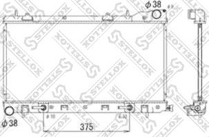 Stellox 10-25051-SX - Радіатор, охолодження двигуна autocars.com.ua