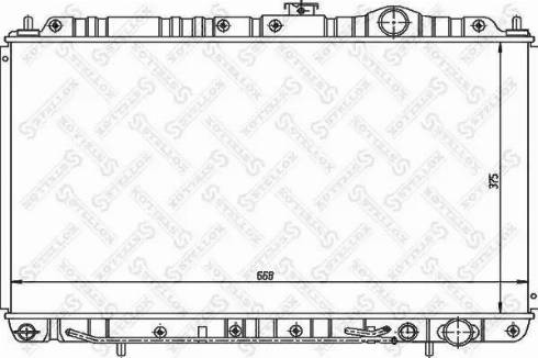 Stellox 10-25953-SX - Радиатор, охлаждение двигателя autodnr.net