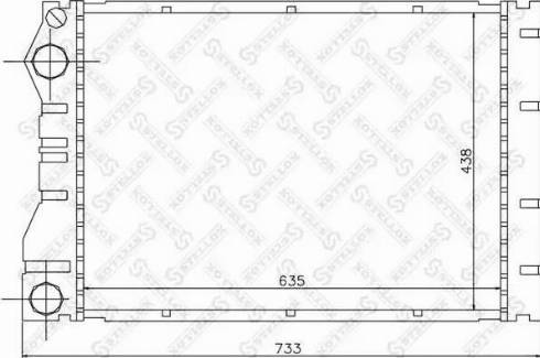 Stellox 10-26197-SX - Радіатор, охолодження двигуна autocars.com.ua