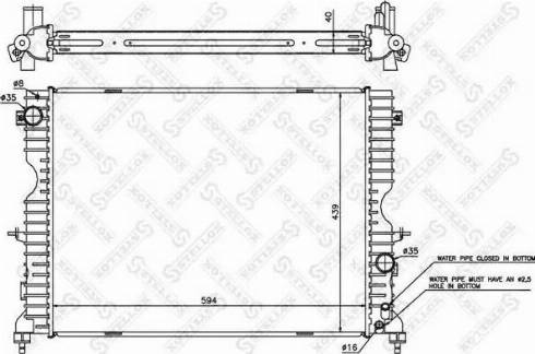 Stellox 10-26285-SX - Радіатор, охолодження двигуна autocars.com.ua