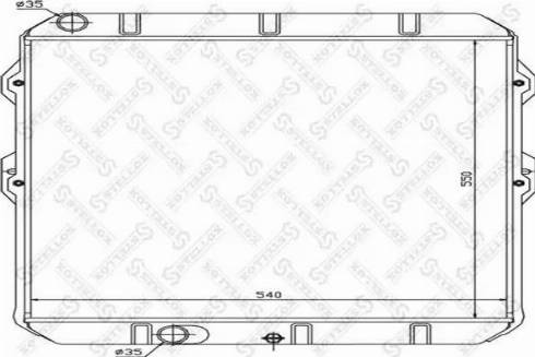 Stellox 10-26366-SX - Радиатор, охлаждение двигателя avtokuzovplus.com.ua