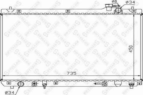 Stellox 10-26379-SX - Радіатор, охолодження двигуна autocars.com.ua