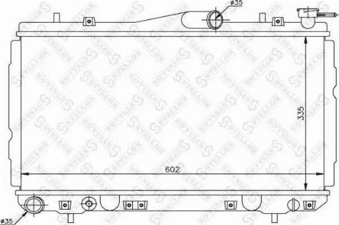 Stellox 10-26527-SX - Радиатор, охлаждение двигателя autodnr.net