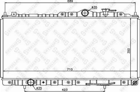 Stellox 10-26692-SX - Радіатор, охолодження двигуна autocars.com.ua