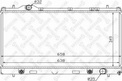 Stellox 1026743SX - Радіатор, охолодження двигуна autocars.com.ua