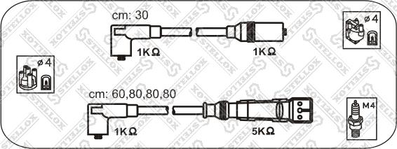 Stellox 10-31309-SX - Комплект проводов зажигания autodnr.net