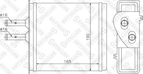 Stellox 1035007SX - Теплообменник, отопление салона avtokuzovplus.com.ua